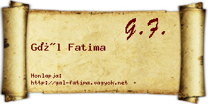 Gál Fatima névjegykártya